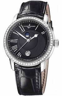 Ulysse Nardin Classico Luna Black Dial Men's Watch 8293-122B-2/422