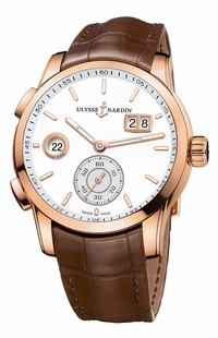 Ulysse Nardin Dual Time Manufacture Men's Luxury Watch 3346-126/90