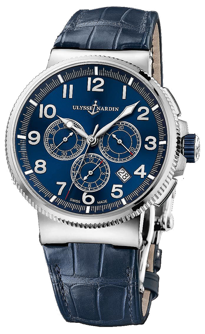 1503-150/63 Ulysse Nardin Marine Chronograph Manufacture - Blue