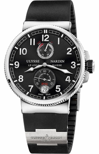 Ulysse Nardin Marine Chronometer Black Dial Men's Watch 1183-126-3/62