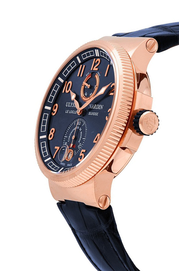 1186-126/63 Ulysse Nardin Marine Chronometer Manufacture Blue Dial