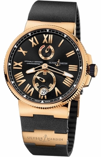 Ulysse Nardin Marine Chronometer Rose Gold Men's Watch 1186-122-3/42