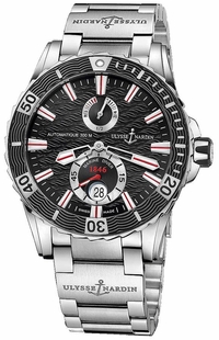 Ulysse Nardin Marine Diver Steel Bracelet Men's Watch 263-10-7M/92