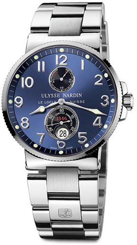263-66-7/623 Ulysse Nardin Maxi Marine Chronometer Blue Dial Mens