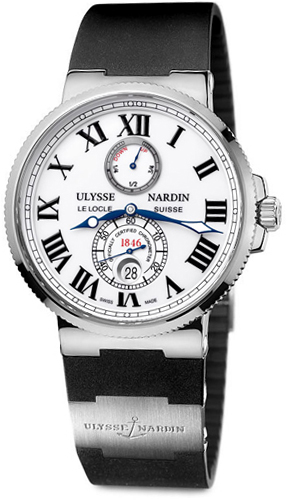 263-67-3/40 Ulysse Nardin Maxi Marine Chronometer White Dial Mens 