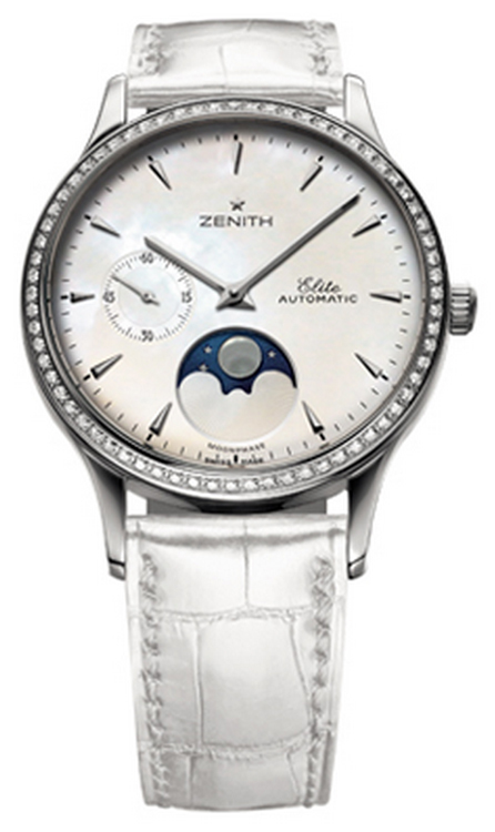 Brand New Zenith Class Lady Moon Phase Watch 16.1225.692/80.C664