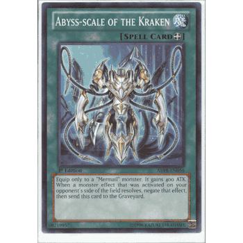 ABYR-EN056 ABYSS-SCALE OF THE KRAKEN Common Yugioh Abyss Rising Card