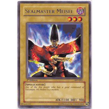 AST-EN003 Sealmaster Meisei Yugioh Ancient Sanctuary Rare Card