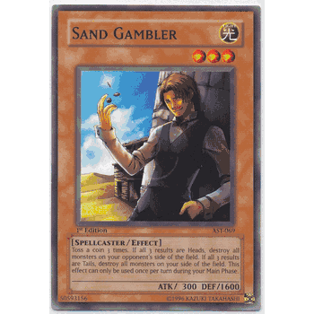 AST-EN069 Sand Gambler Yugioh Ancient Sanctuary Common Card