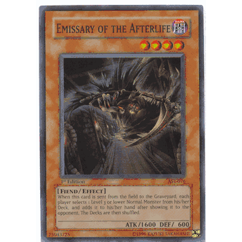AST-EN076 Emissary of the Afterlife Yugioh Ancient Sanctuary Super Rare Card
