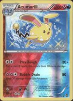 AZUMARILL Pokemon XY Steam Siege XY11 Parallel Foil Uncommon Card # 77 - Click to enlarge