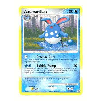 pokemon azumarill card Pokemon Azumarill 77/114 XY Steam Siege LP