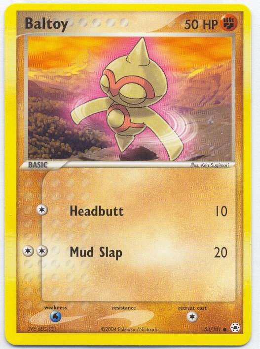 BALTOY Common Pokemon Hidden Legends Card # 53
