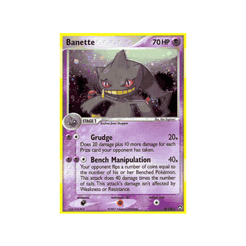 BANETTE Holofoil Rare Pokemon EX Power Keepers Card # 4