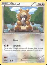 BIDOOF Pokemon XY Primal Clash Common Card # 116/160 - Click to enlarge