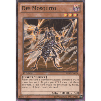 BP02-EN076 DES MOSQUITO Yugioh Battle Pack 2: War of the Giants Single Card