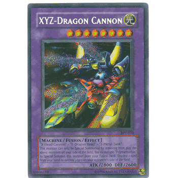 BPT - 010 XYZ Dragon Cannon Yugioh Secret Rare Card