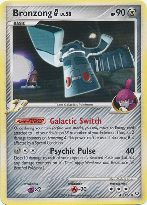 BRONZONG G Pokemon Uncommon Platinum Card # 41