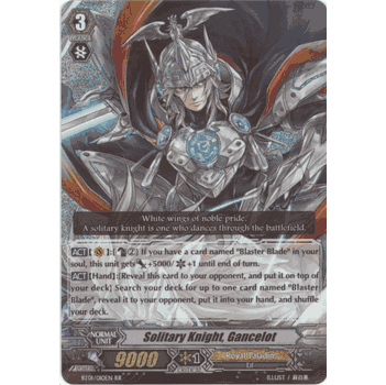 BT01/010EN RR SOLITARY KNIGHT, GANCELOT Cardfight Vanguard Volume 1 TCG Double Rare Foil Card