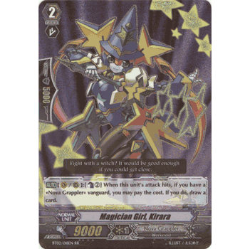 BT02/018EN RR MAGICIAN GIRL, KIRARA Cardfight Vanguard Volume 2 TCG Double Rare Foil Card