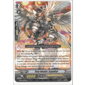 BT06/025EN FATE HEALER, ERGODIEL Cardfight Vanguard Volume 6 Breaker of Limits Rare (R) Foil Card