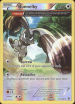 BUNNELBY Pokemon XY Primal Clash PARALLEL (Reverse) FOIL Card # 121/160 - Click to enlarge