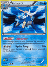BW22 SAMUROTT Black & White Pokemon Black Star Promo Card