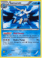 BW22 SAMUROTT Black & White Pokemon Black Star Promo Card