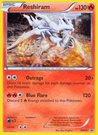 BW23 RESHIRAM Black & White Pokemon Black Star Promo Card