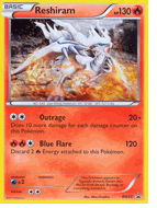 BW23 RESHIRAM Black & White Pokemon Black Star Promo Card