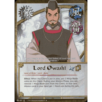 C-057 LORD OWASHI Uncommon Naruto Card