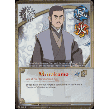 C-058 MURAKUMO Rare Naruto Card