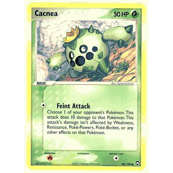 cacnea pokemon card Amazon.com: Pokemon - Cacnea (58)