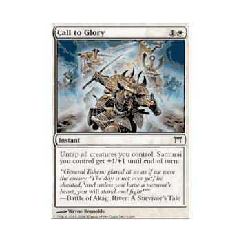 Call to GloryMTG Champions of Kamigawa Common Card