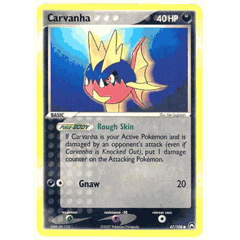 carvanha pokemon card Carvanha 162/264 Common Fusion Strike Pokemon Card NM-Mint