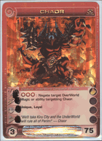 CHAOR Chaotic UR Foil Card & Code MAX ENERGY STAT OF 75 Dawn of Perim - Click to enlarge