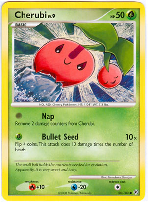 cherubi pokemon card Pokemon Supreme Victors Cherubi #96