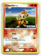 CHIMCHAR LV.6 Pokemon PLATINUM Burger King Reverse Foil Promo Card # 56/100