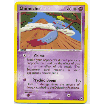 pokemon chimecho card Graveler 29/97 - ex Dragon