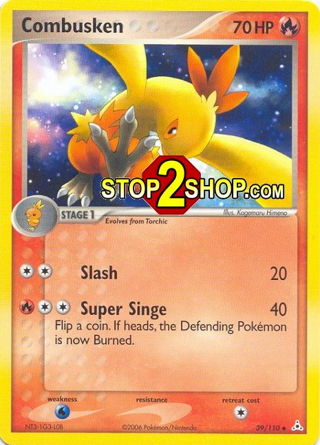 pokemon card combusken Combusken 28/109 main image 0