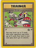 COMPUTER ERROR Pokemon Black Star Promo Card # 16  From the Pok�mon TCG League - Click to enlarge