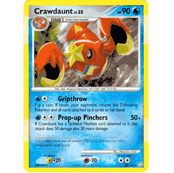 crawdaunt pokemon card Pokemon TCG - Twilight Masquerade main image 1