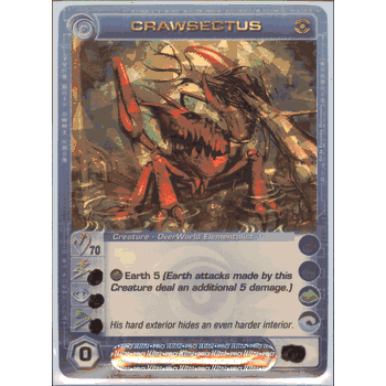 CRAWSECTUS Chaotic SR Foil Card & Code MAX COURAGE STAT OF 70 Dawn of Perim
