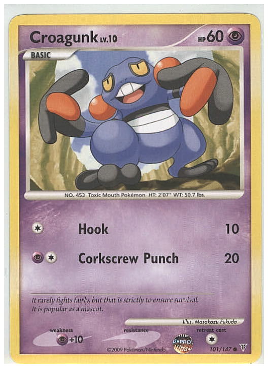 croagunk pokemon card Sword & Shield Lost Origin Checklane BLISTER Pack (Booster Pack, Promo & Coin) Silver Tempest Singles Croagunk Pokemon Card Like new