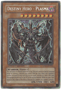 CT04-EN003 DESTINY HERO - PLASMA Limited Edition Secret Rare Holofoil Yugioh GX Card
