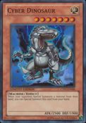 CT07-EN008 CYBER DINOSAUR Limited Edition Super Rare Holofoil Yugioh Promo Card
