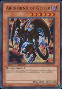 CT07-EN014 ARCHFIEND OF GILFER Limited Edition Super Rare Holofoil Yugioh Promo Card