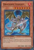 CT07-EN017 DRAGONIC KNIGHT Limited Edition Super Rare Holofoil Yugioh Promo Card