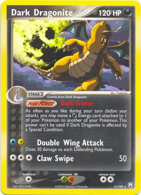 DARK DRAGONITE Team Rocket Returns Rare Pokemon Card # 15