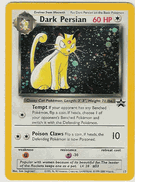 DARK PERSIAN - Holofoil Pokemon Black Star Promo Card # 17  From the Nintendo Power Magazine
